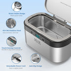 500ml Portable Electric Ultrasonic Cleaner – Mini Household Machine for Watches, Jewellery & Glasses