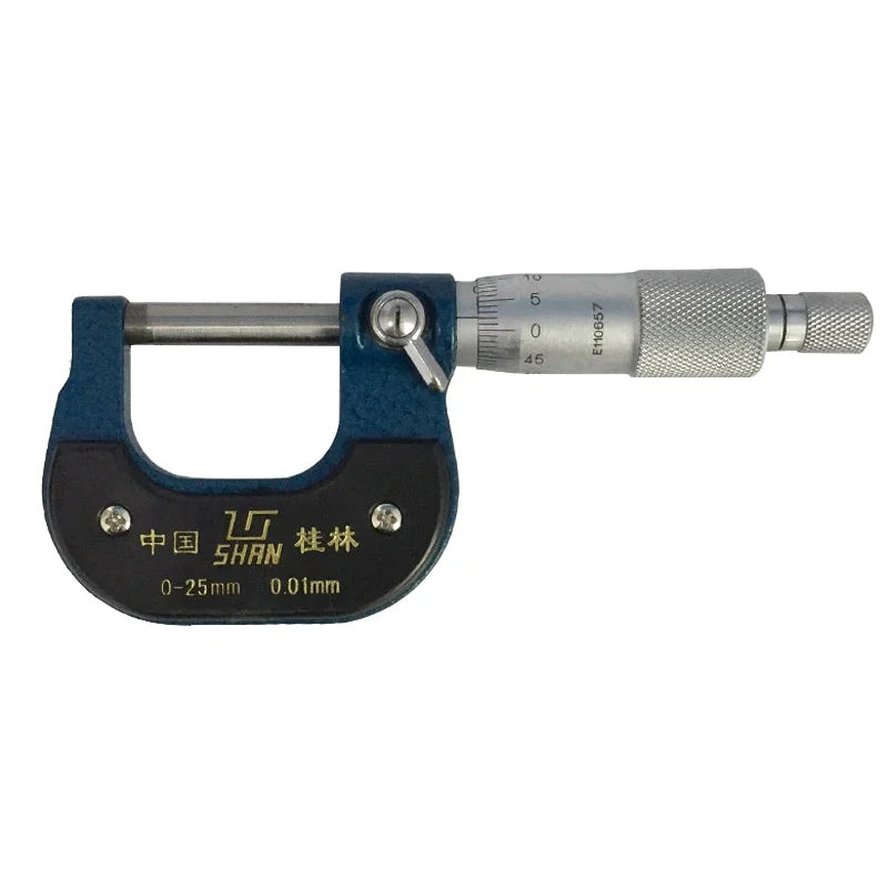 0-25mm Micrometer Screw Gauge XC02 – High Precision 0.001mm for Paper & Bags