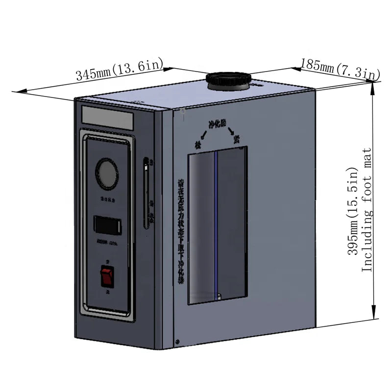Quanpu Lab Hydrogen Generator 300 ml/min 99.999% Purity for GC – Compatible with Agilent, Shimadzu, SCIEX, WATERS