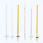 Class A Borosilicate Glass Burette with PTFE Stopcock – 5ml, 10ml, 25ml, 50ml, Acid & Alkali Resistant