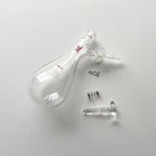 Schlenk Flask 10-1000ml – Pear-Shaped Borosilicate Reaction Flask with Glass Stopcock