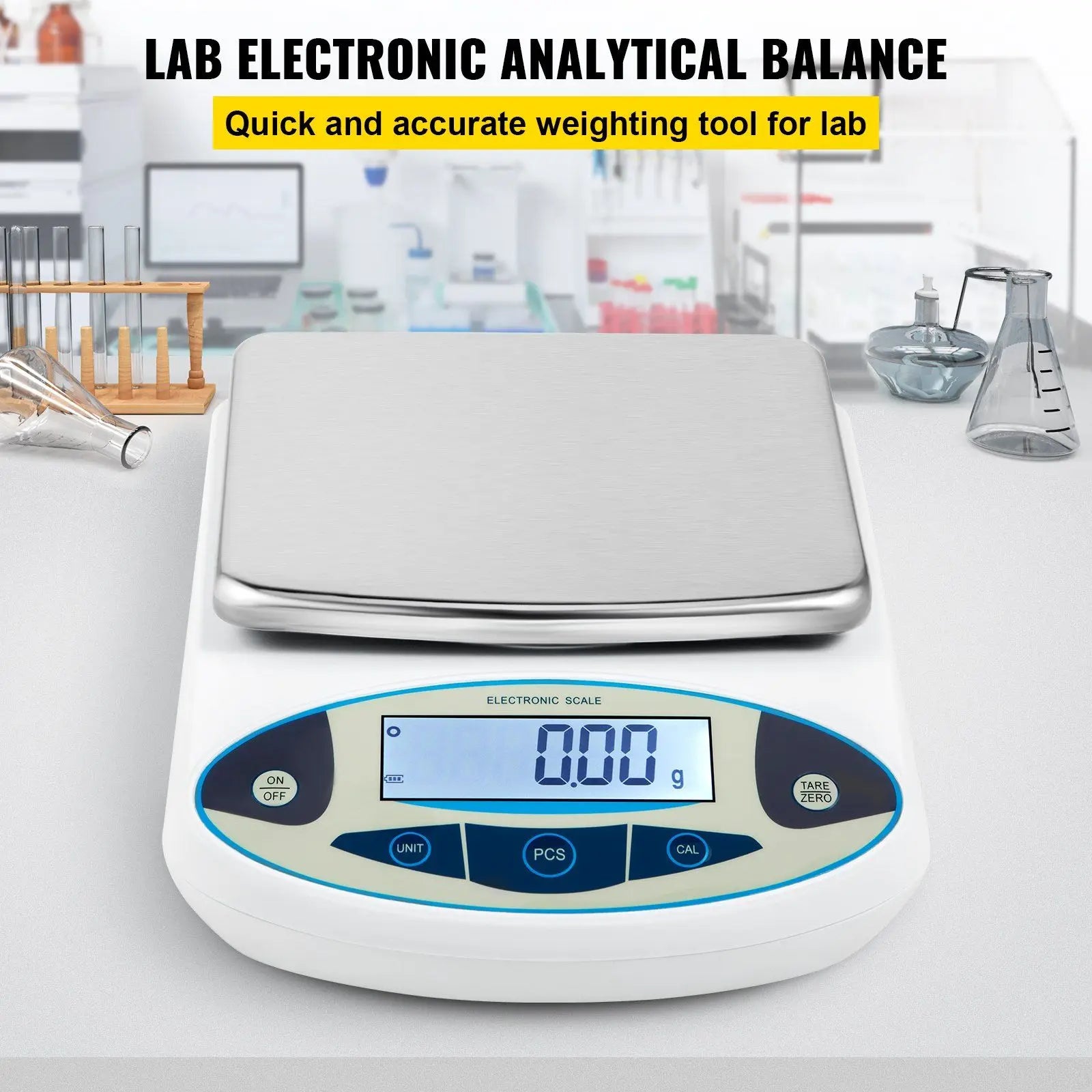 5000 g × 0.01 g Digital Laboratory Analytical Balance