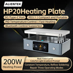 ALIENTEK HP20 Mini Digital Hot Plate – 200W Constant Temperature Preheater for Soldering, Up to 350°C