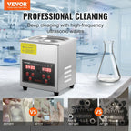 Professional Ultrasonic Cleaner with Digital Timer & Heater – Stainless Steel Jewelry Cleaning Machine