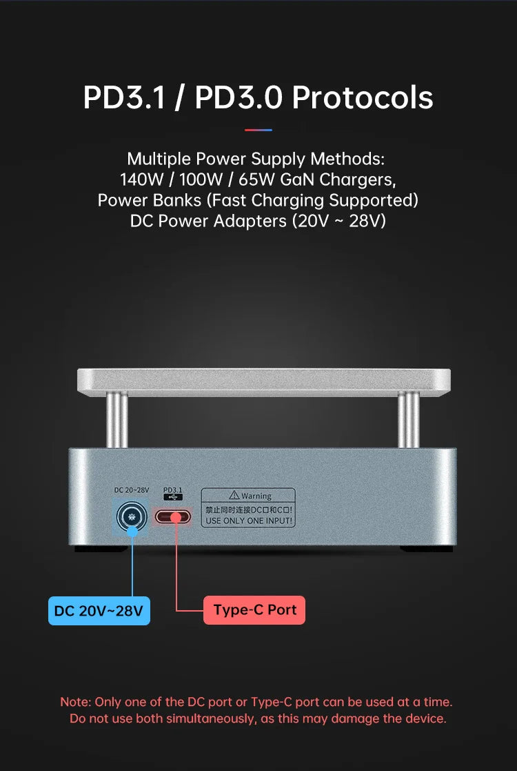 ALIENTEK HP20 200W Mini Soldering Preheater – Digital Constant Temperature Heating Plate, 350°C, PD3.1