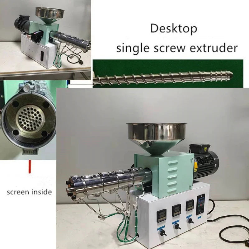 CT30 Laboratory Twin Screw Extruder Plastic Mixing Granulator Twin-Screw Granulation Machine For Powdered Biomaterial Starch