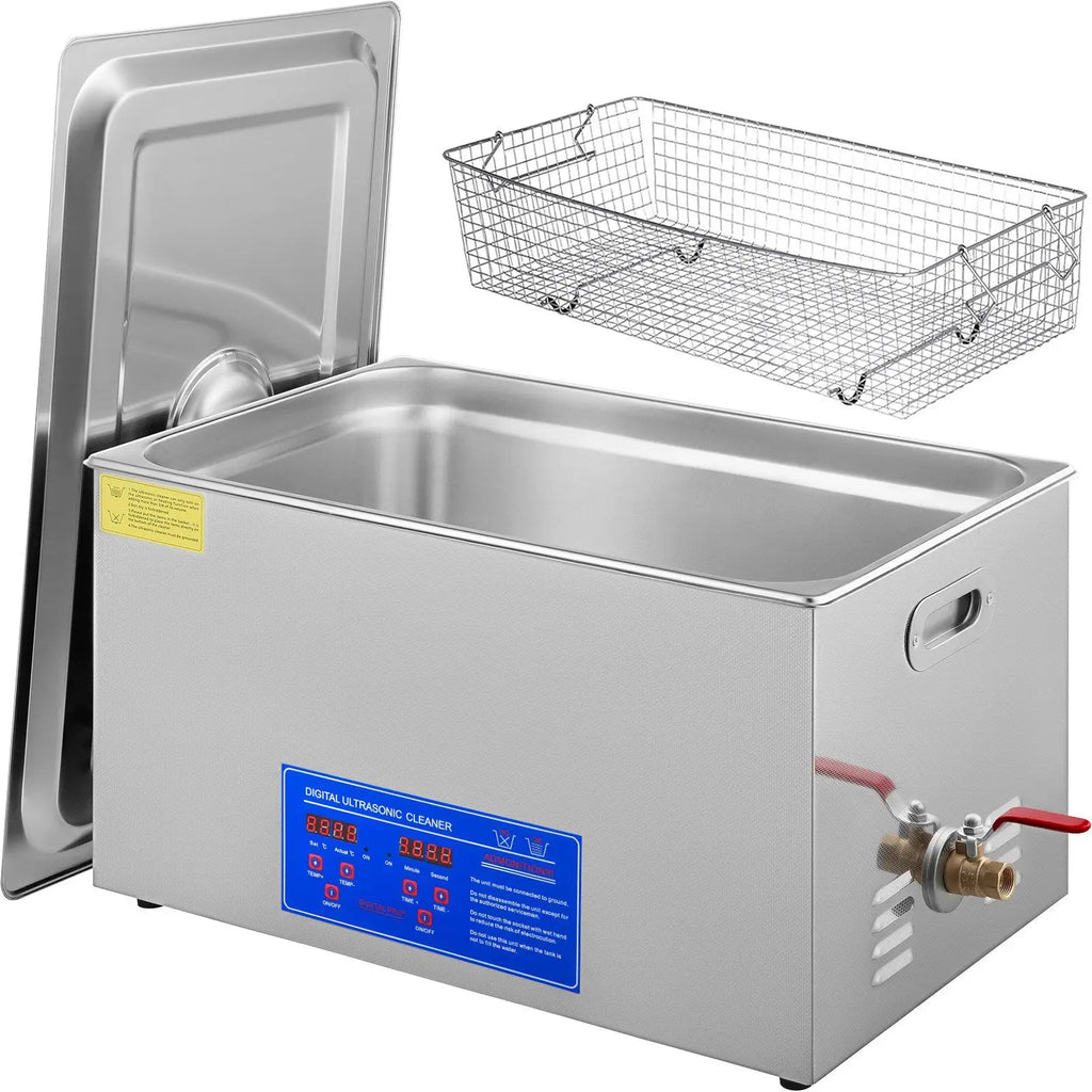 22L Industrial Ultrasonic Cleaner with Digital Timer & Heater – 40kHz Professional Cleaning, 110V