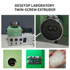 CT30 Laboratory Twin Screw Extruder Plastic Mixing Granulator Twin-Screw Granulation Machine For Powdered Biomaterial Starch