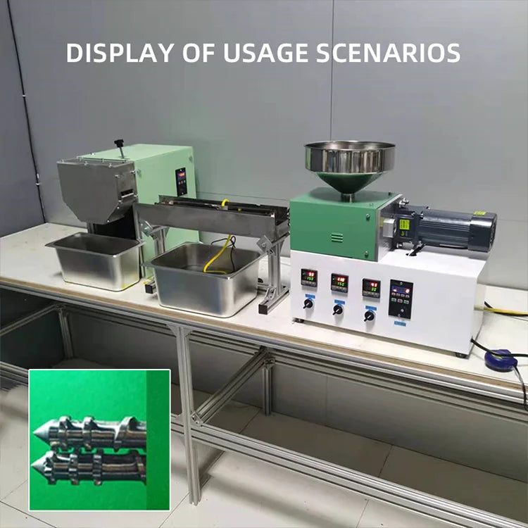 CT30 Laboratory Twin Screw Extruder Plastic Mixing Granulator Twin-Screw Granulation Machine For Powdered Biomaterial Starch