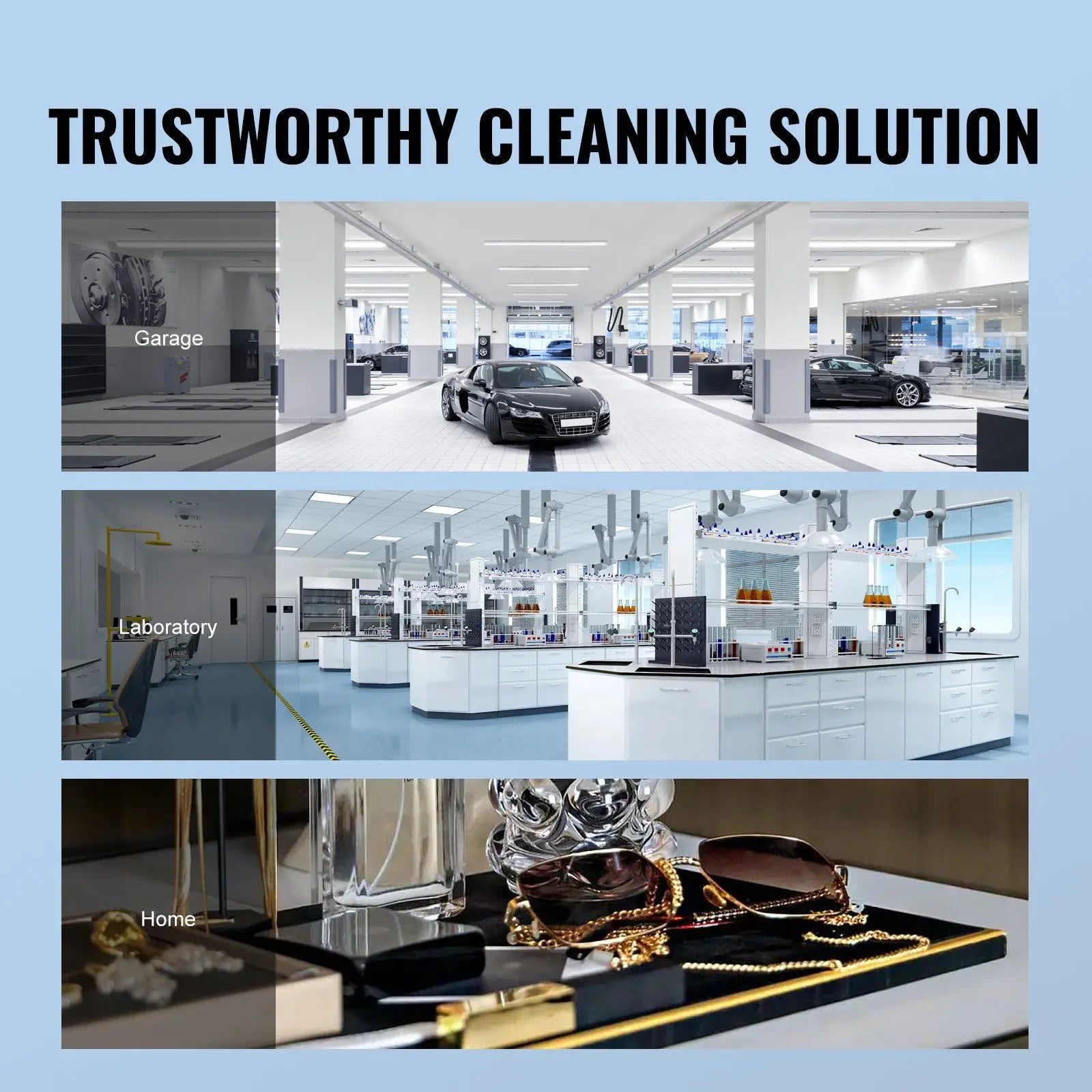 Professional Ultrasonic Cleaner with Digital Timer & Heater – Stainless Steel Jewelry Cleaning Machine