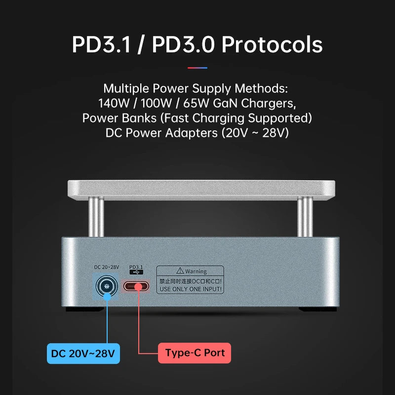 ALIENTEK HP20 200W Mini Soldering Preheater – Digital Constant Temperature Heating Plate, 350°C, PD3.1